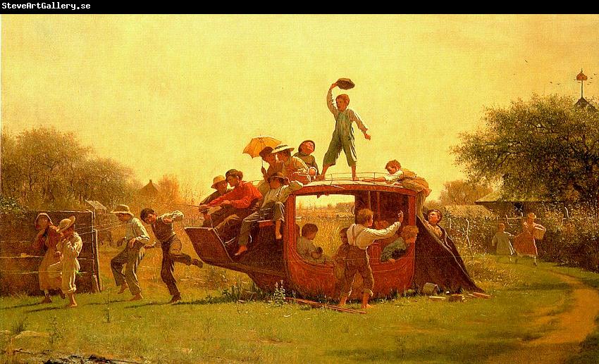 Jonathan Eastman Johnson The Old Stagecoach